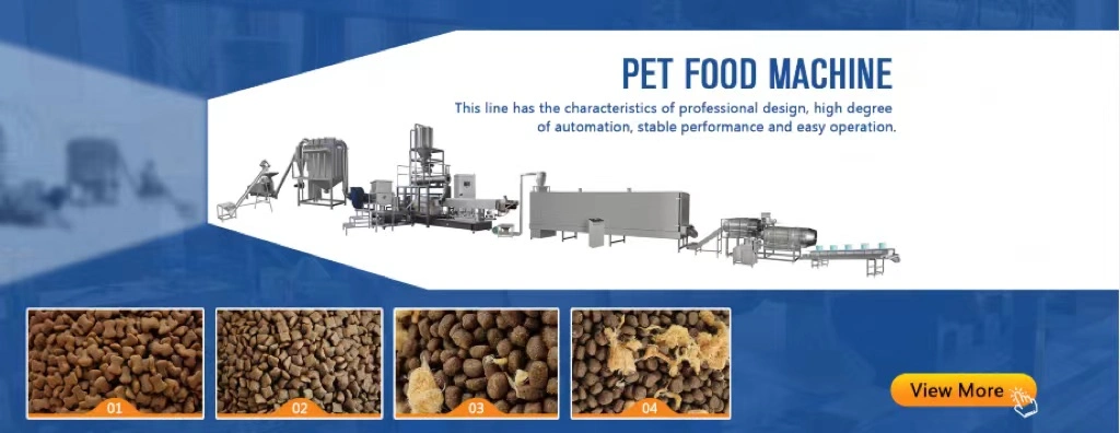 High Quality Automatic Pet Food Facility Home Use Applicable Equipment for Poppy Food Floating Pet Food Equipment Processing Line Extruder Equipment Manufacture