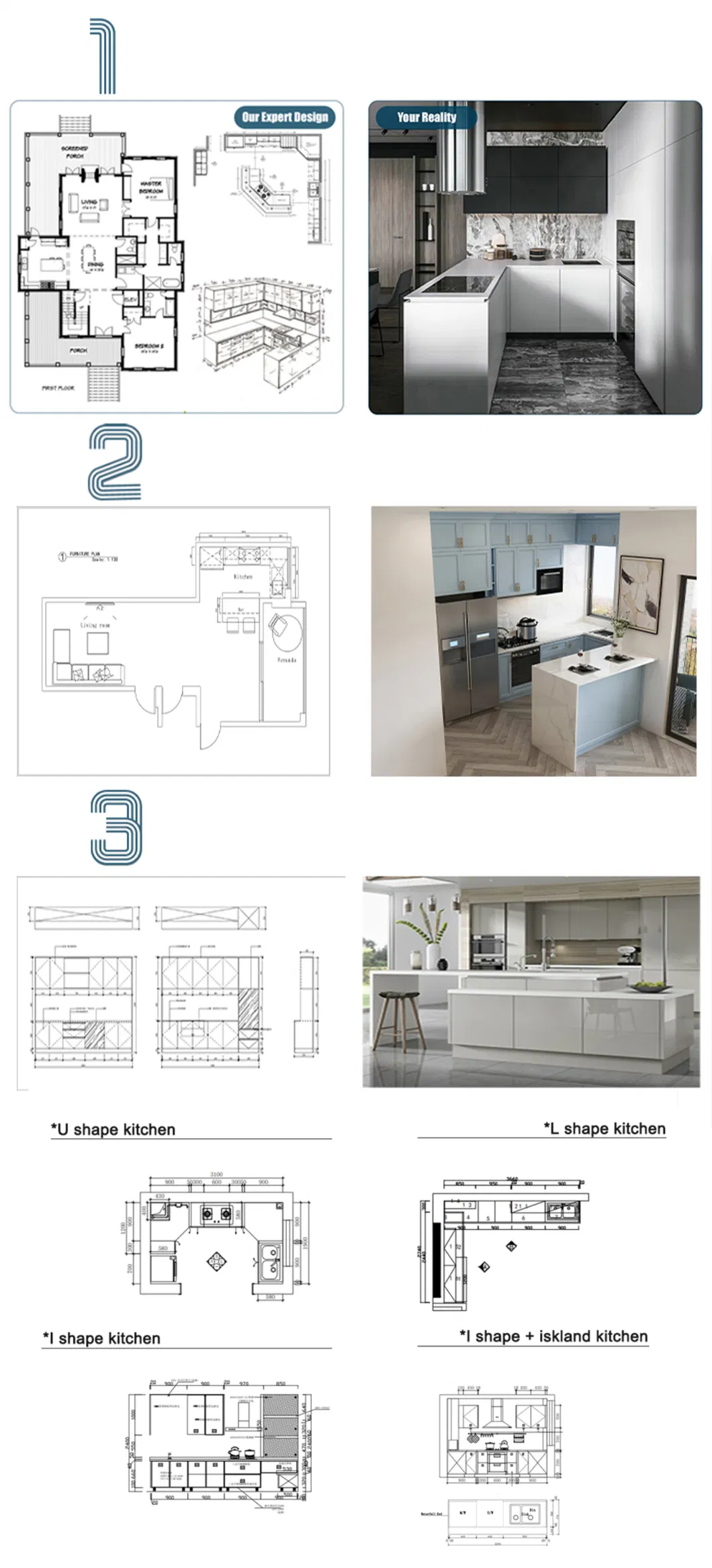 America Modern Furniture Shaker Style Kitchen Furniture Solid Birch Article Furniture