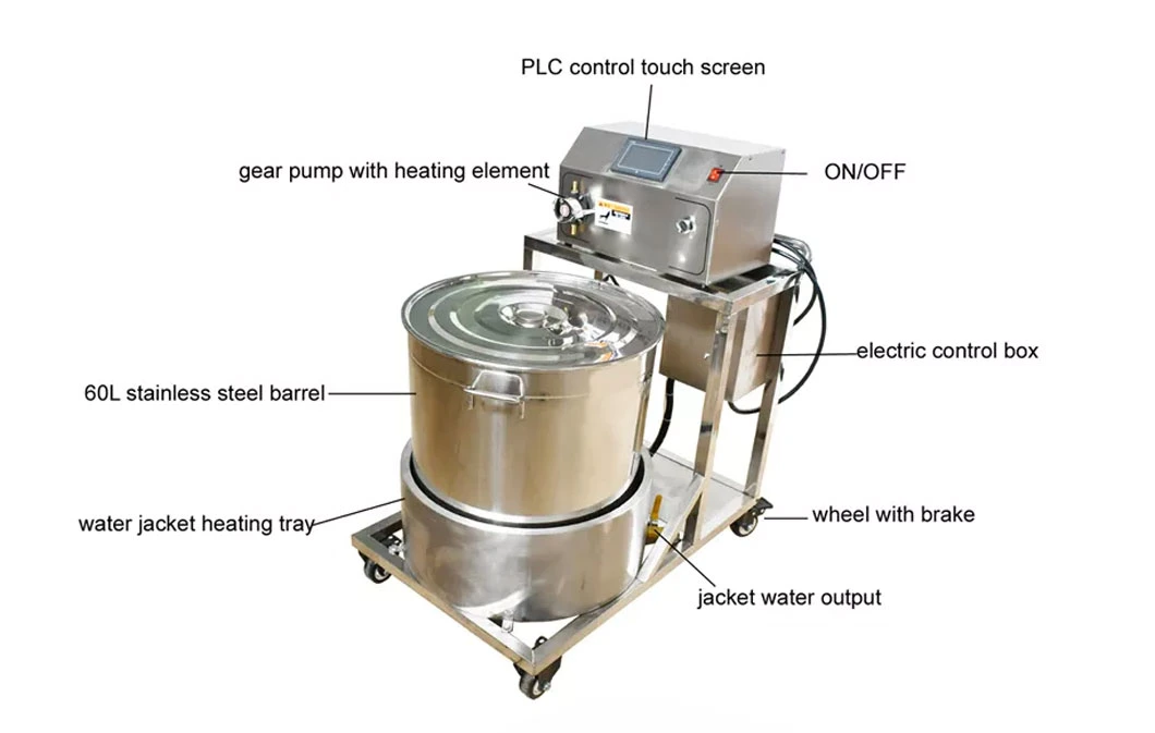 Industrial Candle Fill Machine Warmer Hot Paraffin/Coconut/Palm/Gel/Soy Wax Pouring Equipment