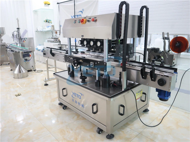 Soda Cooking Oil Bottles Jars Powder Automatic Screw in-Line Capping Machine Vial Continuous Thread High Speed Capping Machine Equipment