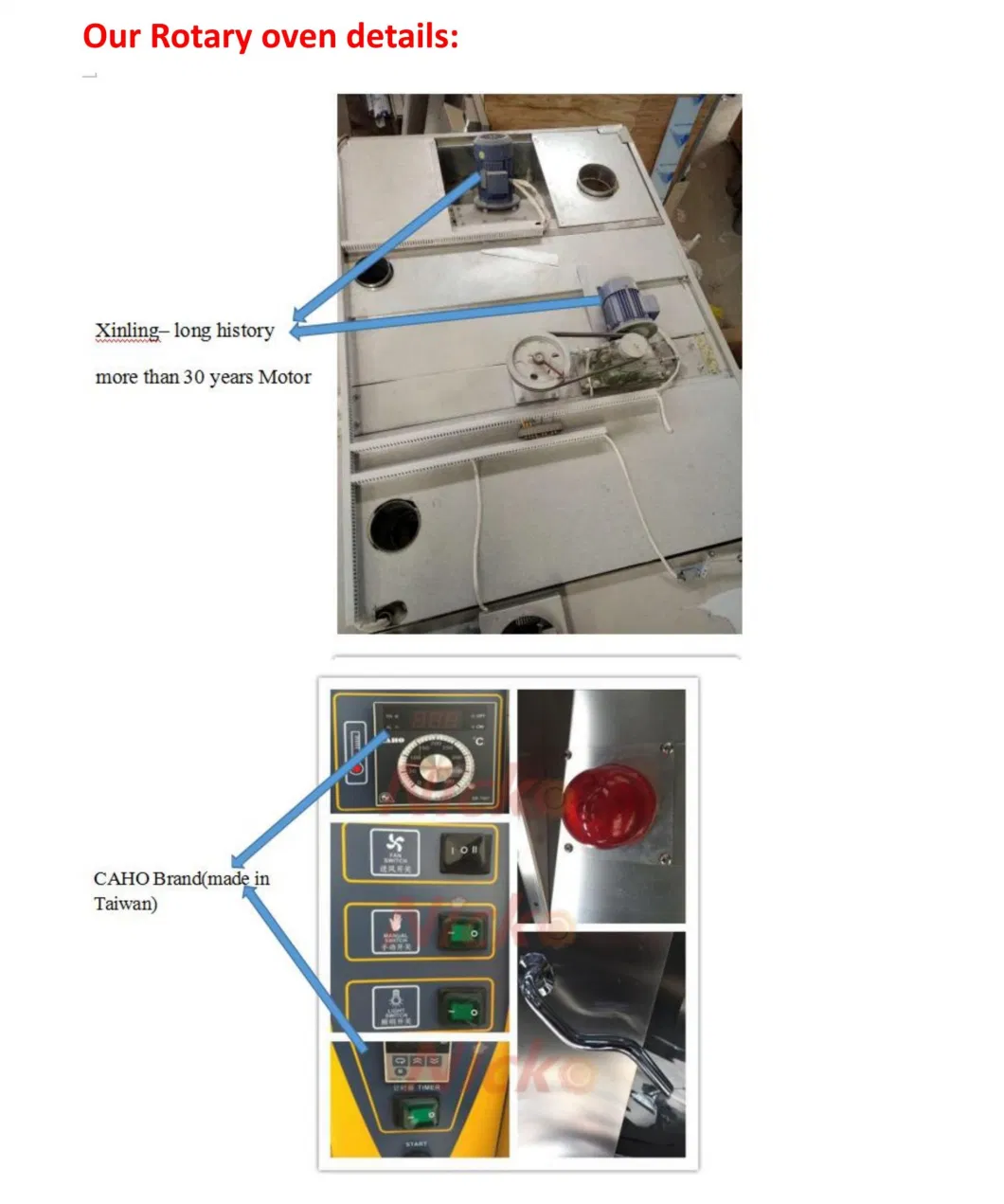 Cake Machines Bakery Equipment Stainless Steel Rotary Rack Oven